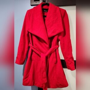 169. New red wrap coat